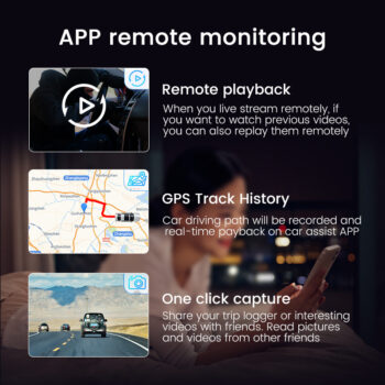 2K HD Wi-Fi Rearview Camera Car HD Dash Cam - Okita Shop