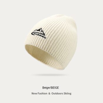 beanie hat Outdoor Travel Skiing Thickened Wool Beanie Hat