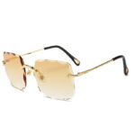 frameless square sunglasses - View 1
