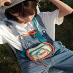 Contrast Color Small Crossbody Chest Bag Mobile Phone Coin Purse Belt Bag - View 1