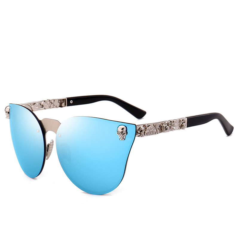 351715418800 skull sunglasses metal - View 1