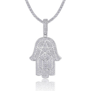 Set With Top-quality Moissanite, This Luxurious And Fashionable Light Luxury Trend Jewelry Necklace Pendant Is Made Of S925 S