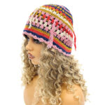 Women's Fashion Hand Crocheted Beanie Pot Hat - View 1