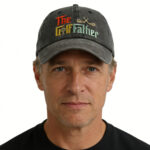 Golf Father Hat For Men, Adjustable Embroidered Wash Cotton Baseball Cap - View 1