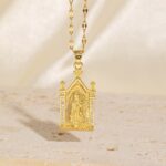 necklace European And American-style Madonna Mary Figurine Necklace