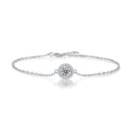 Luxury Bracelet - Set With Top-quality Moissanite, Fashionable And Light Luxury Jewelry Silver Bracelet S925, Silver-plated P