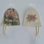 Printed Bow Knit Hat, Warm Ear-covering Beanie, Flattering And Versatile - View 1