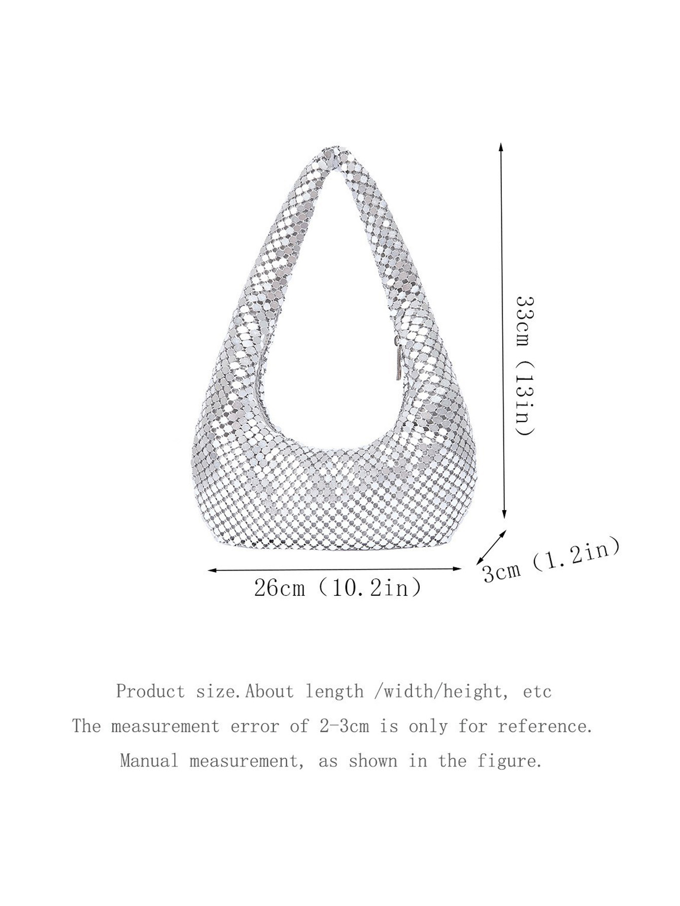 4316687a-aa7f-4a8e-b4b4-899262173105 Fashion Metallic Gold Clutch Purse - Women's Elegant Underarm Evening Bag For Party, Prom And Special Occasions - View 2