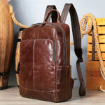 leather backpack - View 1