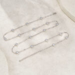 silver necklace - View 1