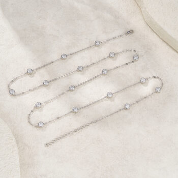 silver necklace - View 1