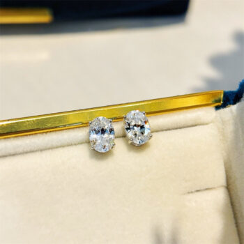 silver earrings - View 2