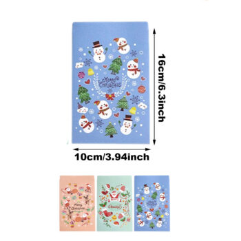 pack christmas advent 48 Pack Christmas Advent Calendar Bags Kit Envelope Shape Paper Gift Bags With Advent Numbers Stickers