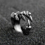 skull ring rock-style - View 1