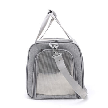 Portable And Breathable Small Dog And Cat Portable Pet Travel Bag For Carrying On The Go And In The Vehicle - View 2