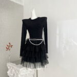 sparkly rhinestone accents