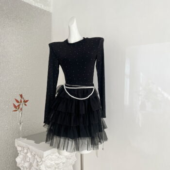 sparkly rhinestone accents