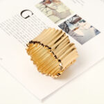 Popular Jewelry Irregular Bangle Exaggerated Wide Bangle In Europe And America - View 1