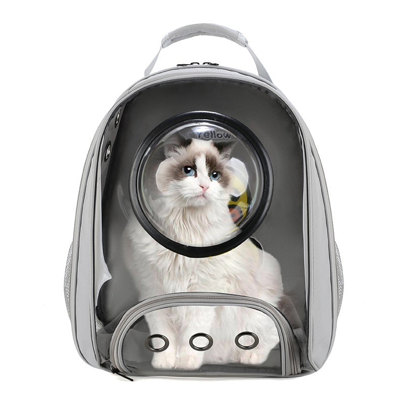 4f6b12b3-2cae-498d-a26e-9651b02e4c14 New Fashion Transparent Pet Bag - Cat And Dog Travel Backpack Bags - View 4
