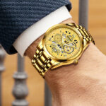 watch Waterproof Luminous Hollow Out Mens Watch