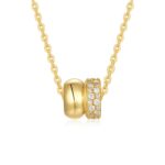 Set With Top-quality Moissanite, This Luxurious And Fashionable Light Luxury Trend Jewelry And Silver Pendant Is S925 Silver-