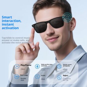 smart bluetooth glasses - View 1