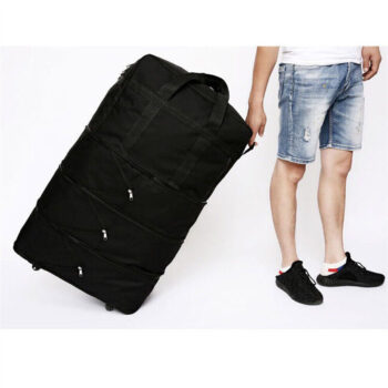 Extra Large Lightweight Luggage Trolley Suitcase Travel Bag Handbag BAG UK New - View 2