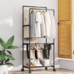 bedroom storage Multi-functional Shoe And Hat Storage Rack Bedroom Folding And Modular Shelving Unit