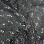 abstract evening scarf,black Elegant Abstract Evening Scarf,Black Printed Scarf,Versatile Everyday Scarf ,Pairs With All Casu