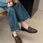 dress fashion Womens Dress Shoes With A Round Toe Soft Sole And A Chic Comfortable Loafer Design