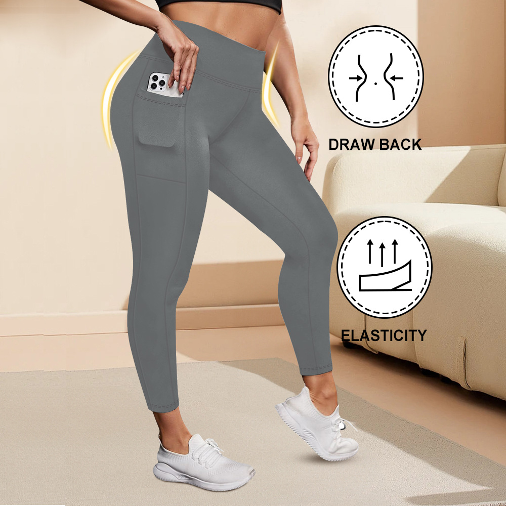 57778381-5536-45f9-81d6-6386af40e6fd High-Waisted Plus-Size Yoga Leggings For Women Butt-Lifting And Body-Hugging Fit For Fitness - View 2