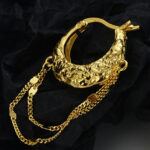 S925 Sterling Silver Irregular Lava Texture Earrings - View 1