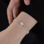 silver bracelet - View 1