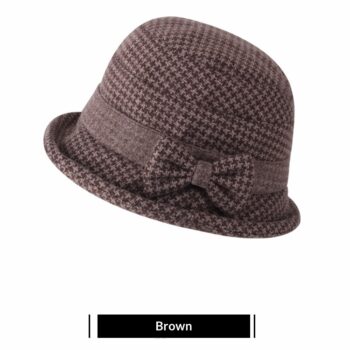 women hat Warm Winter Gift Hat For Seniors Bucket Hat Style