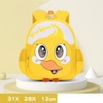 backpack Trendy Duck-shaped Children's School Bag - Lightweight Ridge Large Capacity Breathable Portable Backpack