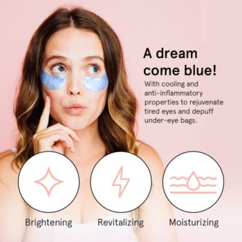 blue collagen mask