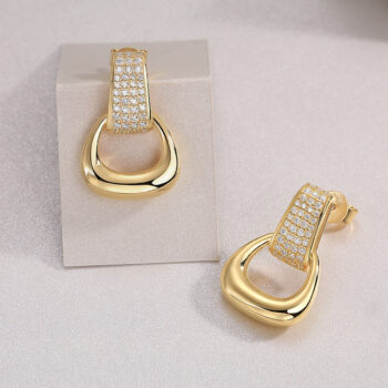 All-encompassing - Top-quality Moissanite Luxury, Fashionable And Light Luxury Jewelry, Silver Stud Earrings S925 Silver Plat