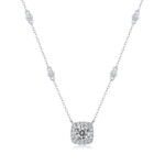 silver necklace - View 1