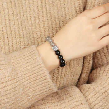 Men And Women Couple Crystal Bracelet - View 1