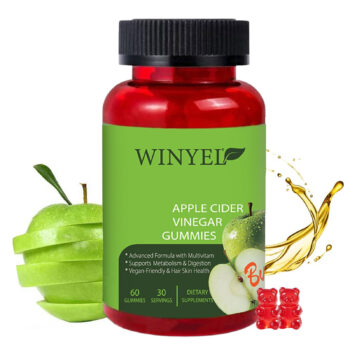 Apple Cider Vinegar Gummies Formulated To Support Normal Energy Levels Gut Health - Supports Digestion, Detox Cleansing - A