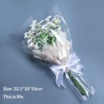 single piece waterproof Single-piece Waterproof Glass Bouquet Packaging Bag