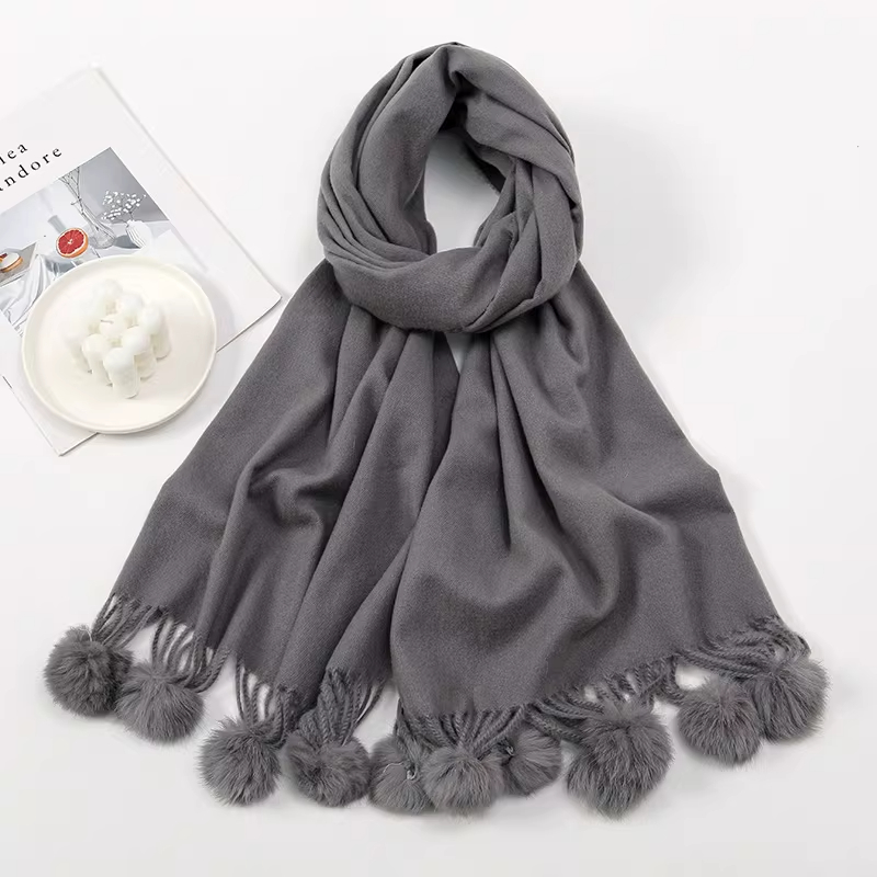 62b97c90-3434-4193-930b-5b6b9e8d8448 solid color cashmere Solid Color Cashmere Like Scarf With Fleece Lining For Extra Warmth