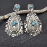 earrings Retro Bohemian Turquoise Earrings For Women