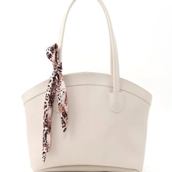 leather handbag Faux Leather Zippered Shoulder Bag Single Compartment Handbag With Scarf Gift Womens Hand Shoulder Crossbody