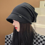 All-matching Warm Fashion Slimming Pullover Beanie Hat - View 1