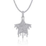 Set With Top-quality Moissanite, This Luxurious And Fashionable Light Luxury Trend Jewelry Necklace Pendant Is Made Of S925 S