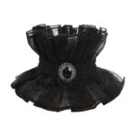 court-style faux collar