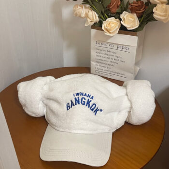 Unique And Adorable Letter-embroidered Thai Sauna Hat - View 2