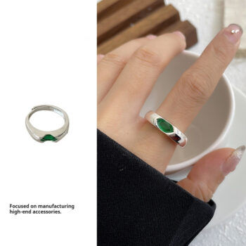 Women's Subtle Design Light Luxury Fashion Openwork 925 Silver Ring - View 2