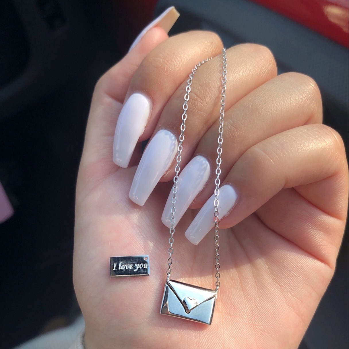 734757f7-86a3-4cc1-bf60-ab463afb879c Envelope Love Letter Women's Necklace - View 1